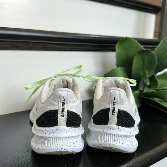 Nike Revolution 6 Next Nature Running Shoes White Volt Speckle Women’s Size 7 - Picture 2 of 10